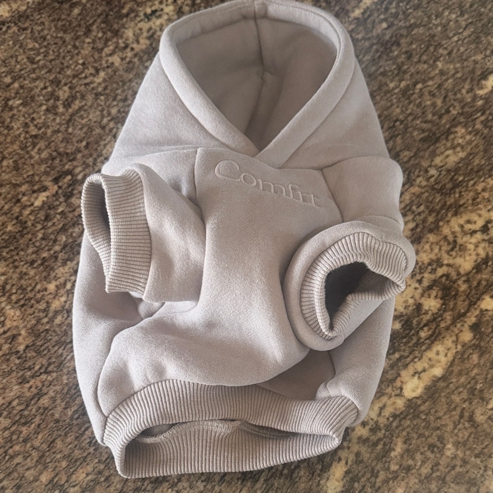 Comfrt Tan Dog Hoodie XS - Picture 3 of 7